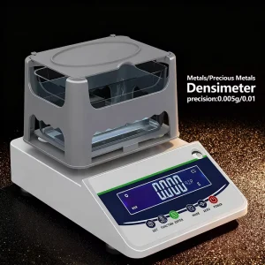 Digital Plastic Densimeter for Solid Liquid Powder Particle Density Testing Gold Precious Metal Application LCD Display