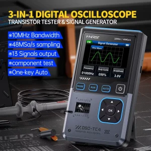 Digital Portable 3 in 1 Transistor Oscilloscope DSO-TC4 10MHz 48MSa/s 2.8inch TFT Electronic Repair DIY 1-Year Warranty