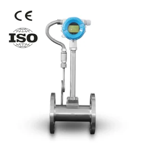 Digital RS485 Pulse 4 20mA Steam Gas Liquid 24V Compressed Air Vortex Flow Meter OEM Stainless Steel for Boiler Thermal Energy