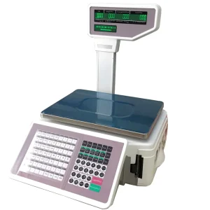 Digital Retailer Scales Price Computing Electronic Barcode Grocery Weighing Cash Register Scale