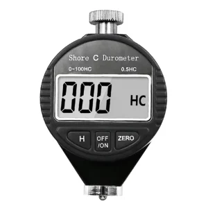 Digital Shore C Type Hardness Durometer Tester Tire Rubber LCD Display Meter 0-100HC