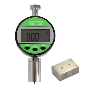 Digital Shore Hardness Tester with Calibration Block Essential Tool for Accurate Testing
