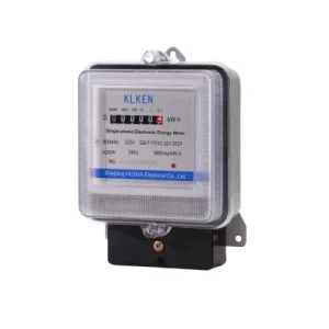 Digital Single Phase Energy Meter Class 1.0 220V 0-9999.9 kWh for Apartment Sub-metering and Power Usage Statistics