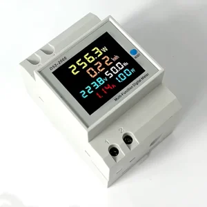 Digital Single Phase Multi-function Frequency Meter LCD Display Watt Volt Amps Kwh HZ PF 0-100A