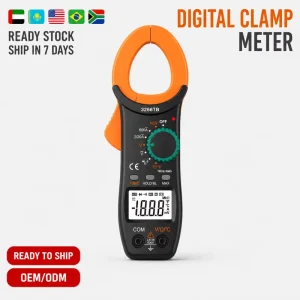 Digital Smart Clamp Meter 3266TB 3.5 Digit Display Auto Range 600A Measurement 1.5% Accuracy 600V Voltage Temperature Testing