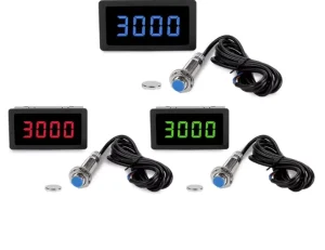 Digital Speedometer Rotational Speed Meter Motor Motorized Speed Measuring Instrument With Hall Sensor Direct Current Speed Meter
