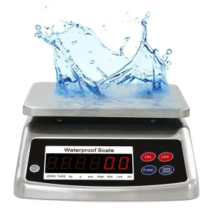 Digital Table Top Scale Waterproof Desktop Weigh Scale Stainless Steel Double Screen Waterproof Electronic Scale
