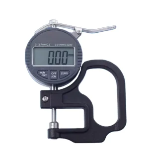 Digital Thickness Gauge 0.01mm/0.001mm Gauges for Leather Paper Cloth Film Wire