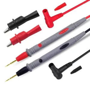 Digital Thin Tip Needle Multimeter Test Leads Digital Multimeter Pen Probe Test Cable Lead 1000V 20A Cable Tester