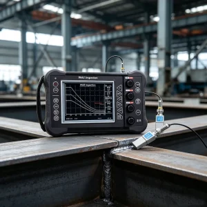 Digital Ultrasonic Flaw Detector 0-6000mm Testing Range Metal Crack Defect NDT Testing Equipment for Steel Weld Inspection