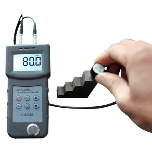 Digital Ultrasonic Thickness Gauge Meter 1.0-245mm 0.05-8inch (in Steel)