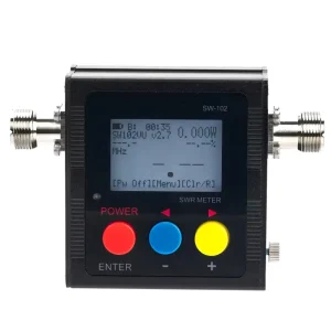 Digital VHF UHF 125-525MHz Power SWR Meter and Frequency Counter for Car Radio