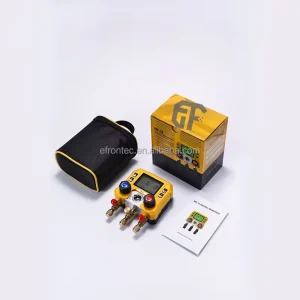 Digital Vacuum and Pressure Gauges Set Back Mounting Manifold Gauge