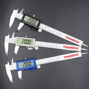 Digital Vernier Caliper 0 300mm Big LCD Screen MM INCH Fraction Stainless Steel Measuring Tools + 0.01mm
