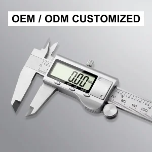 Digital Vernier Caliper LCD Electronic Altimeter Micrometer Tool Plastic Ruler 0-150mm 0-100mm DIY OEM 3-Year Warranty Model
