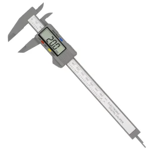Digital Vernier Caliper LCD Electronic Digital Micrometer Measuring Tool Plastic Ruler 0-150mm 6-inch Vernier Caliper