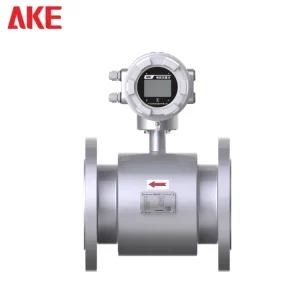 Digital Water Liquid Fluid Pulse 4 20mA RS485 Electromagnetic Flowmeter Stainless Steel + 0.5% Accuracy DN20 DN600 OEM