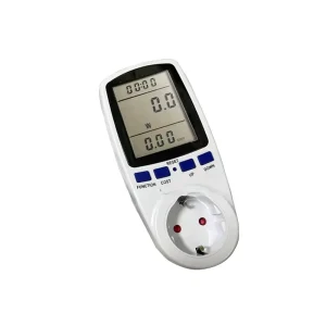 Digital Wattmeter AC 220V 110V Power Meter Electricity Consumption Measuring Socket Analyzer Wattage Energy Meter EU Plug