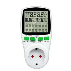 Digital Wattmeter Power Energy Meter Smart Power Meter Socket Watt Meter UK Plug Power Analyzer Medidor De Energia