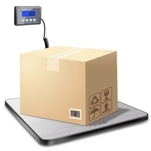 Digital Weighing Platform Bench Scale 200kg LCD Display Postal Shipping ABS+SS Material