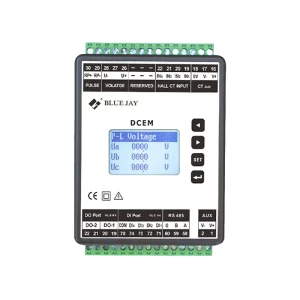 Din Rail DC Energy Meter RS485 Smart DC Kwh Meter for EV Charging Pile