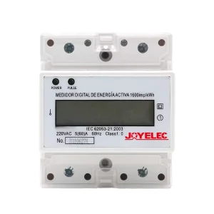 Din Rail Mounted Single Phase Electric kWh Meter Portable Electrical Power Meter Electric Energy Meter