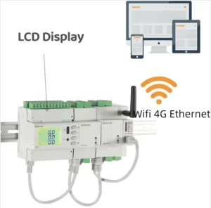 Din Rail Multi Loop IoT Energy Meter ADW210 Multi Circuit Smart Power Monitoring Device 3 Phase Data Logger RS485