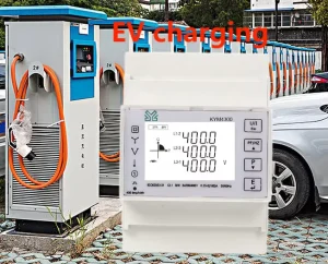 Din Rail Three Phase 100A RS485 Modbus LCD Display Class 1.0 Energy Meter Electric Meter Power Meter kWh Meter