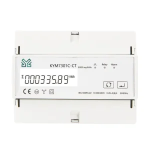 Din Rail Three Phase CT Connect Type RS485 Modbus Multi tariff Function Energy Meters Electric Meter Power Meter kWh Meter