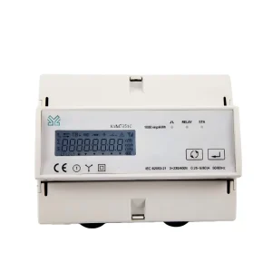 Din Rail Three Phase Tuya 4G LCD Display Direct Multi tariff Function Energy Meter Electric Meter Power Meter kWh Meter