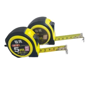 Direct Factory Sale Stainless Steel Tape Measure 3M 5M 7.5M Plastic Case with Metric Ruler and Stainless Blade