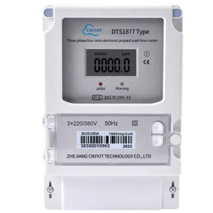 Direct Smart Three Phase Four Wire Meter WIFI 0.8-2(100)A/10(100)A Prepaid Industrial Power 380V Remote Control Energy Meters