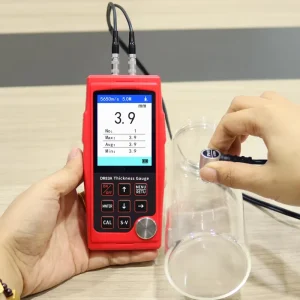 Dongru DR83A Type C Rechargeable High Accuracy 0.1mm IP55 Protection 1 Year Warranty Ultrasonic Thickness Gauge Factory Direct