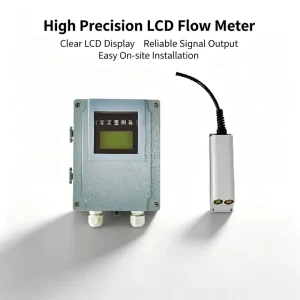 Doppler Open Channel Flow Meter TLC9019 OEM Customizable LCD Flowmeter + 0.05% Accuracy RS485 Output IP65 IP68 Protection