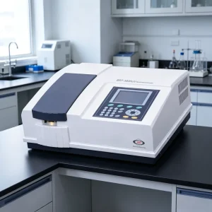 Double Beam UV Vis Spectrophotometer BRT 5800 Series 320*240 Blue LCD Dual Voltage 110V 220V Lab Equipment
