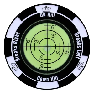 Double Side Industrial PMMA Acrylic Golf Slope Reader Bubble Level Ball Marker Precision Golf Putting Green Break Reading