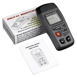 Dry Wood Pin Type Moisture Meter Carton Humidity Meter with Moisture Content Determination Model MT10 Customizable