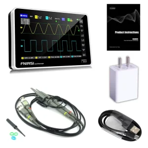 Dual Channel 100M Bandwidth 1GS Sampling Rate 7-Inch 800×480 Display Mini Digital Oscilloscope FNIRSI 1013D