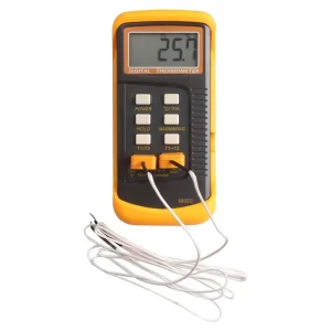 Dual Channel K Type Digital Pyrometers Thermocouple Thermometer for Industrial