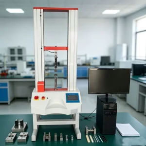 Dual Column Servo Tensile Testing Machine Optional Base for Food Pharmaceutical Textile Packaging Material Performance Test