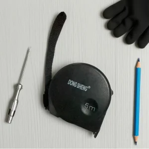 Dual Scale Retractable Stainless Steel Tape Measure Flexible ABS Plastic Metric & Inch Accurate Distance Measurements