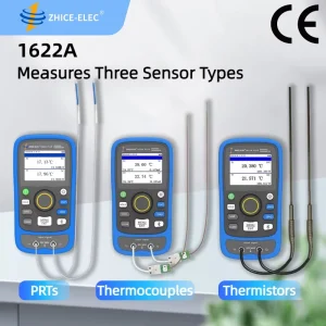 Dual Sensor Temperature Measurement Device with Bluetooth Connectivity for Factory Inspection and Laboratory Testing
