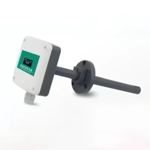 Duct Air Velocity and Flow Sensor Meter IP65 Protection -20C 70C Operation 0.2+2%FS Accuracy 4-20mA RS485 Output 10-30VDC