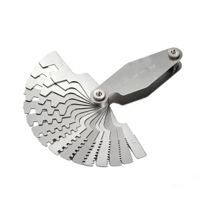 Durable Anti-rust 16Pcs Metric Trapezoidal Thread Pitch Gauge for Machinist Workshop