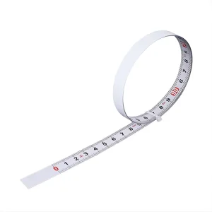 Durable High Carbon Steel Metric Centre Aligned Self Adhesive Tape Measure with Clear Read for Workbench 1m 10m