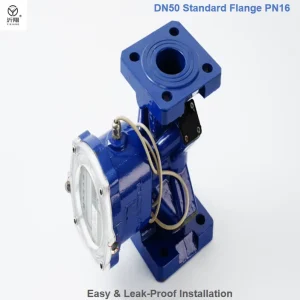 Durable Large Diameter Flange Ultrasonic Water Meter Dual Channel NB lot Smart Water Meter High Precision