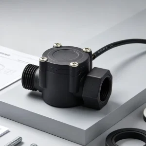 Durable Plastic Water Flow Sensor Corrosion Resistant Design Reliable Flow Sensing 1~30L Min Commercial Household Use