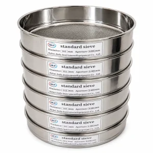 Durable Stainless Steel Soil Particle Size Analysis Test Sieve With Brass Frame Testing Machine