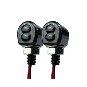 E Mark Certified 12V M8 Mini Motorcycle LED Turn Signal Indicators Amber Blinker Lamps Intermitentes Moto Aluminium Material