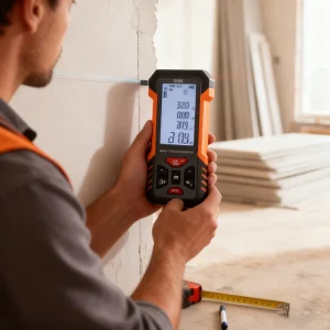 E Series E-40 100m Laser Distance Meter Measure Tape Rangefinder for Construction